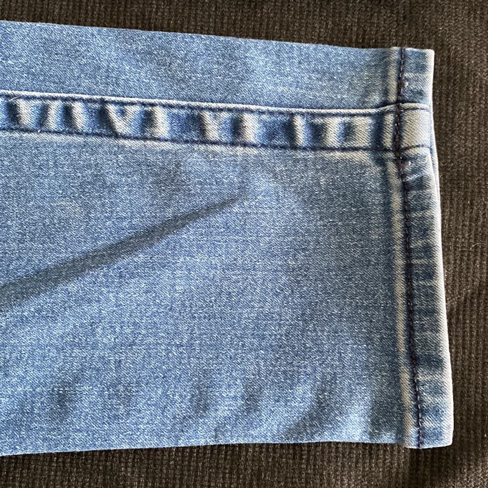 True Religion Halle Mid Rise Super Skinny Stretch no flap Midnight Frost wash - Picture 12 of 16